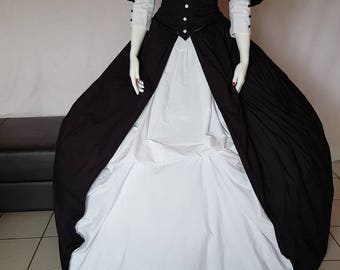 Aristocratic crinoline dress