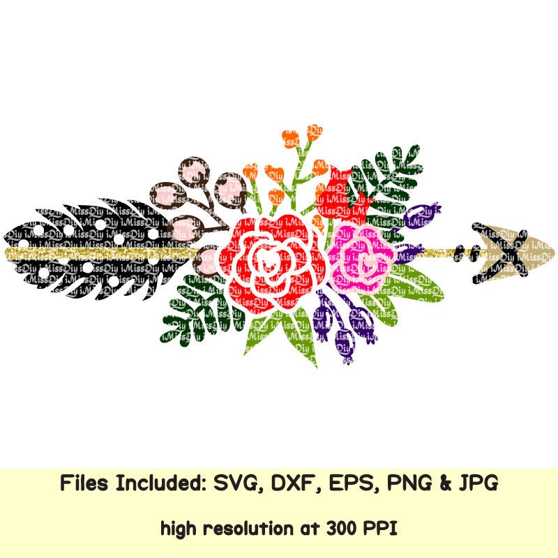 Download Floral svg files for Cricut Silhouette boho flower tribal