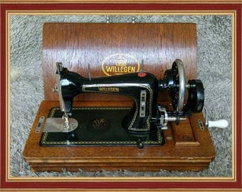 Rare | Willegen | Antique Sewing Machine | Holland 1930s | Antike Nähmaschine | Maquina de Coser | Machine à Coudre | FREE Shipping*