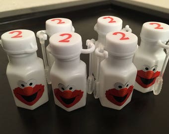 ELMO PARTY FAVORS, Elmo Birthday Party, Sesame Street Birthday Decoration, Disney Birthday Party, Elmo Bubbles