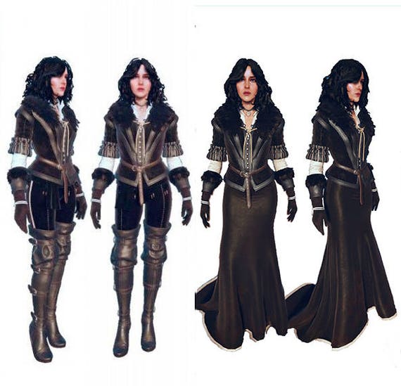 Yennefer Game Cosplay Costume The Witcher 3