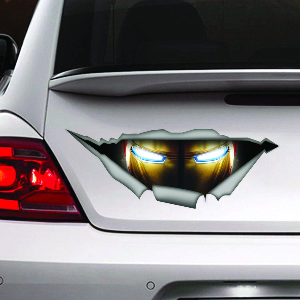  Iron  man  car decal  marvel decal  Iron  man  sticker  Vinyl