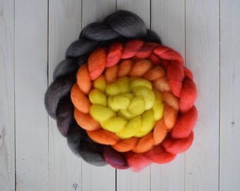 Campfire - BFL Combed Top Spinning or Felting Fiber - Twisted Fiber Shop