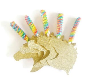 Unicorn Party Favors for Girls, Lollipop Unicorn Birthday Party Favors, My Little Pony Favors, Dessert Table, Set of 12