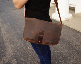 leather satchel women - leather messenger bag women - messenger bag leather - leather crossbody bag - crossbody leather bags for women