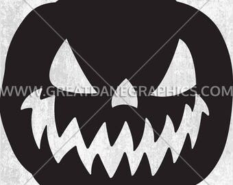 Jack O Lantern, Jack O Lantern SVG File, Jack O Lantern SVG Vinyl Cutting File, SVG File for Cricut, Jack O Lantern Clipart Cutting Template