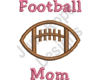 Football Mom - Machine Embroidery Design