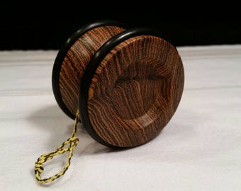 Exotic Bocote wood wooden yo-yo.