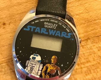 vintage bradley star wars watch