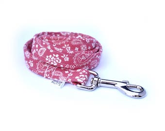 Pink Paisley Dog Lead