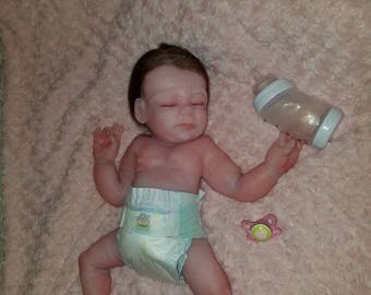 reborn baby doll drink and wet