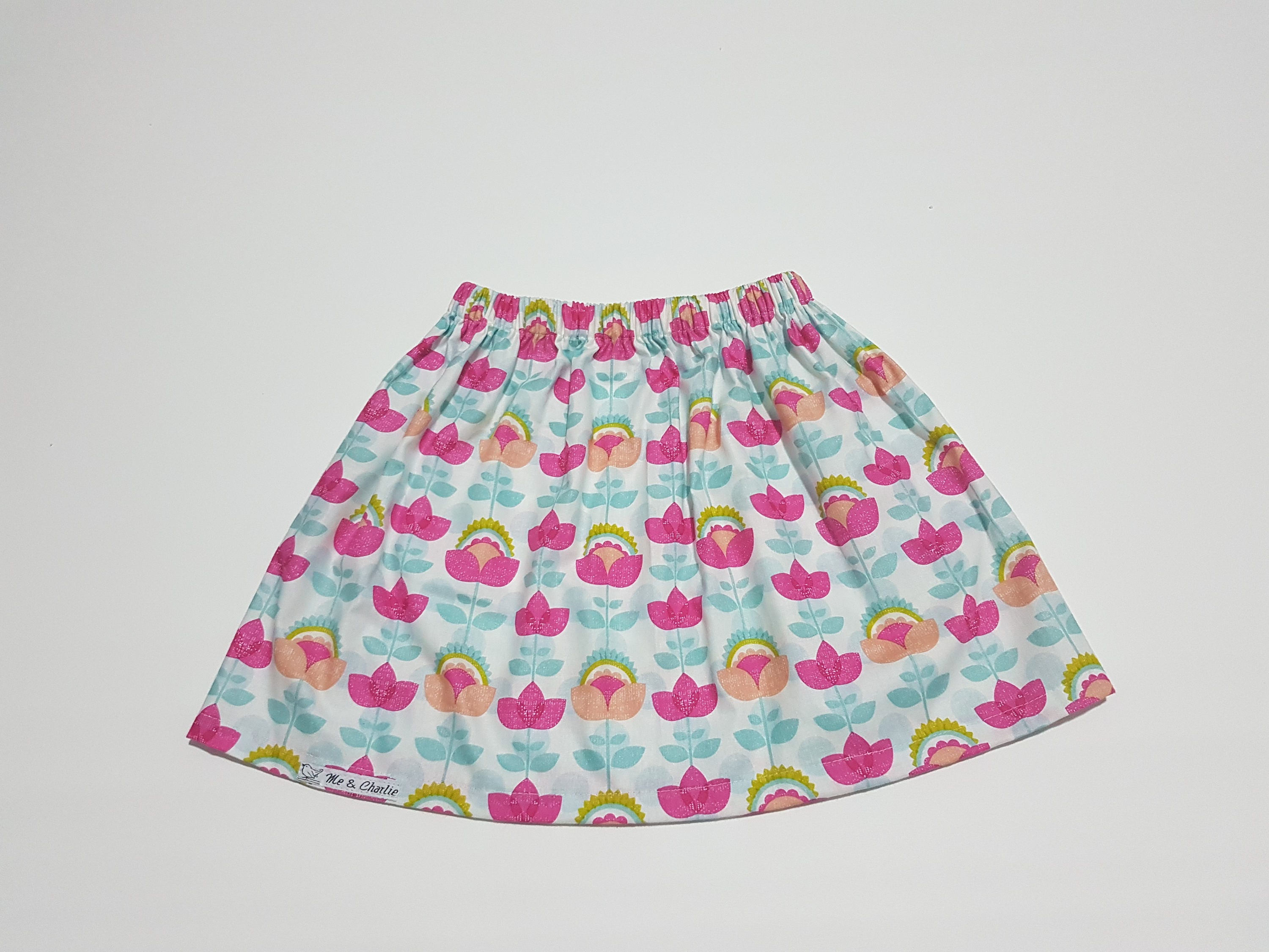 Elastic waistband skirt