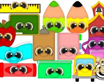 Shoppies School, Shopkins, vector graphics, digital clipart, digital images, scrapbooking, instant download