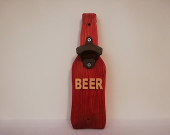 Rat Bottle Opener Wall mounted and handmade from Recycled