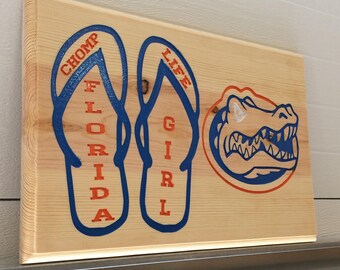 Florida Gator Wall Art gator chomp | etsy Florida Gator Wall Art gator chomp | etsy