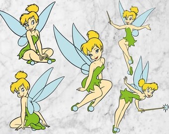 Tinkerbell Svg, Tinkerbell Clip art, Comic svg, Cartoon clipart png, Tinkerbell cut files for silhouette or cricut, Tinkerbell png, eps file