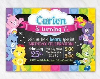 Care Bears 1St Birthday Invitations 7