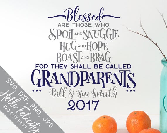 Download Grandparents Svg Blessed Svg Blessed Grandma Svg Grandpa