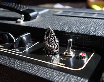 Grim Reaper Biker Ring