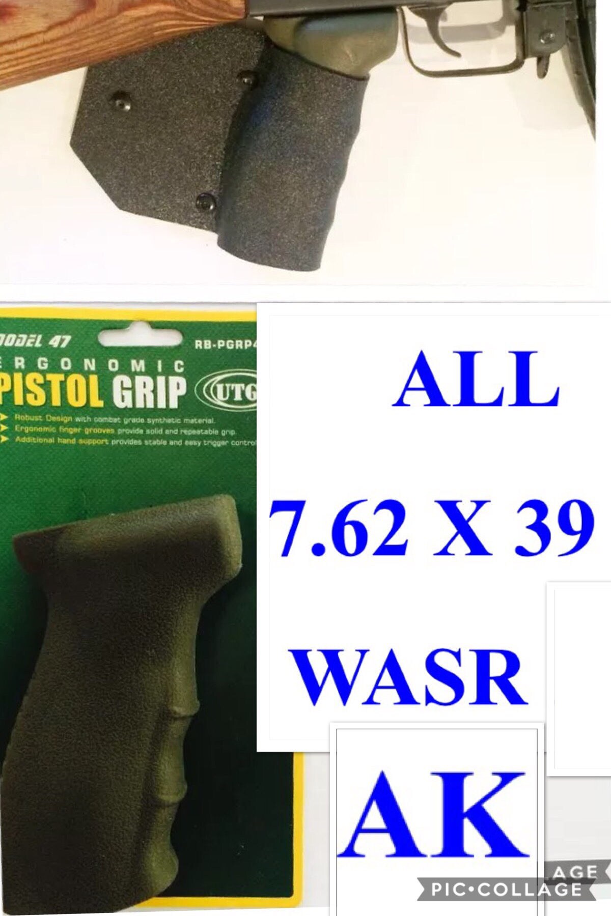 Featureless Grip Fin Wrap Ak47 California Legal Compliant