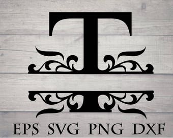 Download Initial t svg | Etsy