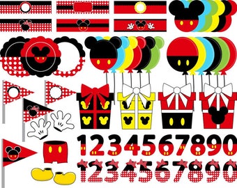 Mickey and Minnie - Cutting Files Svg Png Eps JPG Digital Graphic Design Instant Download Commercial Use
