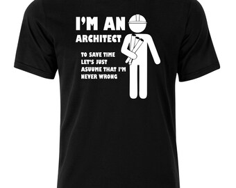 Architect T-Shirt - available in many sizes and colors