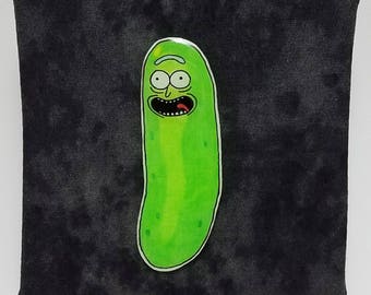 Pickle Rick Pin back Button