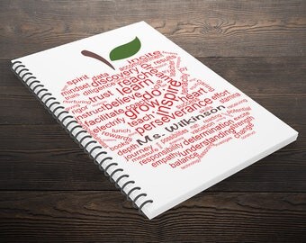 Teacher Planner 2017-2018 - Teacher Planners - Lesson Planner - Teacher Plan Book - Personalized Teacher Planner - Teacher Planners 2017