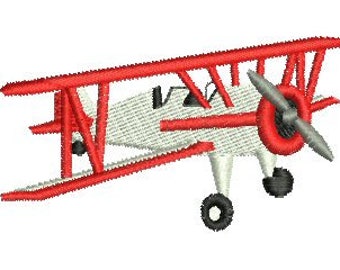 NeedleUp - Small Airplane embroidery design