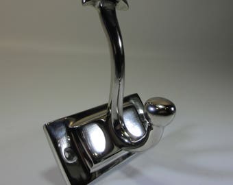 11 x 14cm vintage wall coat hook aluminium nickel robe hook wall hook