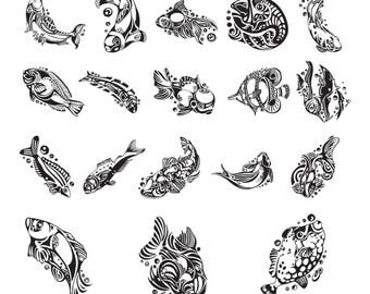 Fish svg | Etsy