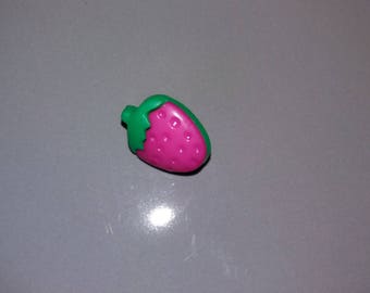 Cute little button in the shape of Strawberry