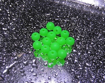 BEADS 6MM POLARIS green (ppv301)