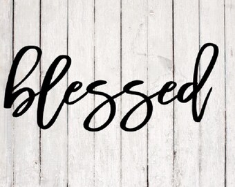 Blessed SVG| Blessed svg Design | Monogram svg Files | Silhouette Files | Cricut Files | SVG Cut Files | PNG Files