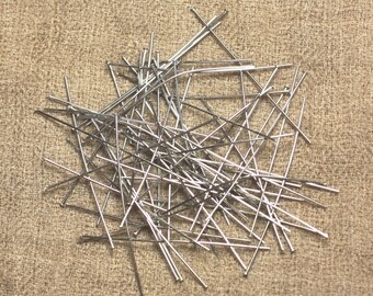 50pc - head 45x0.5mm 4558550023964 316L surgical steel posts