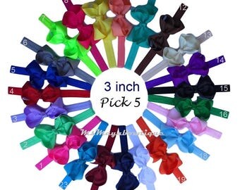 Infant headband, baby headbands, newborn headband, baby bows and headbands, baby headbands, 3 inch bow headband, baby bow headband