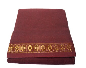 Fabric yellow red burgundy Longhi 1.80 m / 1.07 m x 1