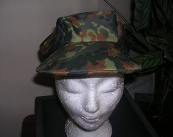 Hat for women style leopard fabric