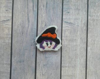 Witch felties, fall felties, Halloween felties, Halloween bow center, fall hair bows, witch bow center, hair bow centers, witch patch