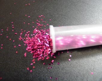 Paillettes de couleur rose fuchsia brillant