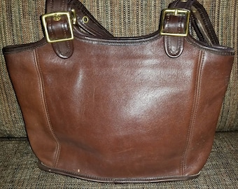brown vintage coach purse