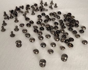 Rivet studs mushroom 7mm x 7mm for DIY clothing, bag, shoe ornament customization