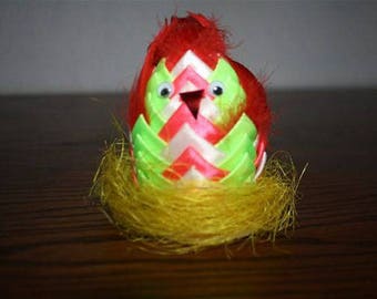 Satin Easter hen