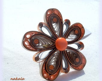 * SALE * unique ring made of paper, varnished