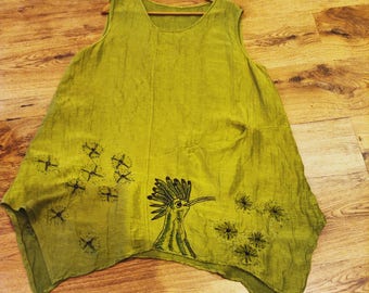 Eco green fashion handmade by the TextileAnarchist