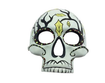 Day of the Dead Full Face Branches Mask Dia de los Muertos