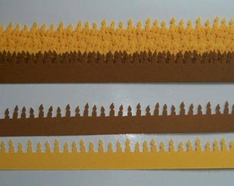 SCRAPBOOKING lot frieze candles 24 cm