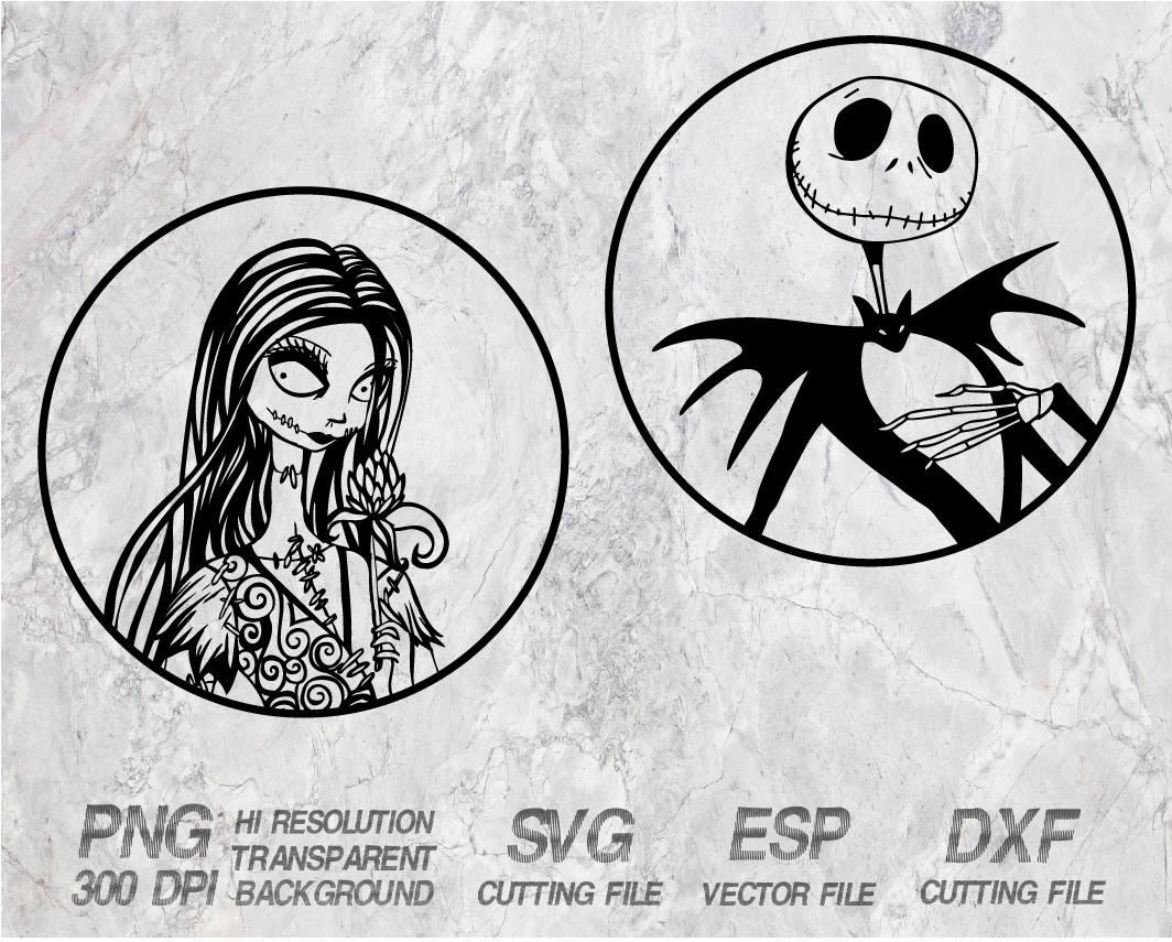 Download the nightmare before christmas jack and sally Disney