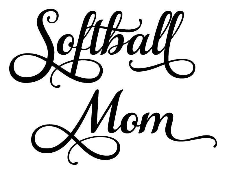 Download Softball mom svg T-shirt iron on designs Mom shirt Softball